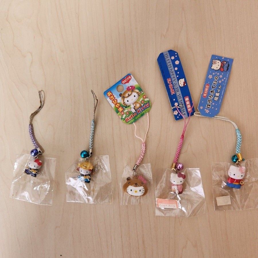 はろうきてぃ 雅 根付け グリーティング切手 はろうきてぃとオリジナル